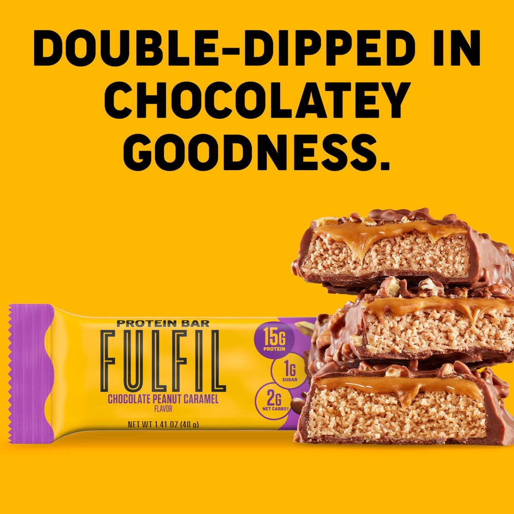 FULFIL glossy packaging signals premium texture and flavor experience