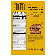 Fulfil Chocolate Hazelnut Bar chocolate coating detail with glossy finish