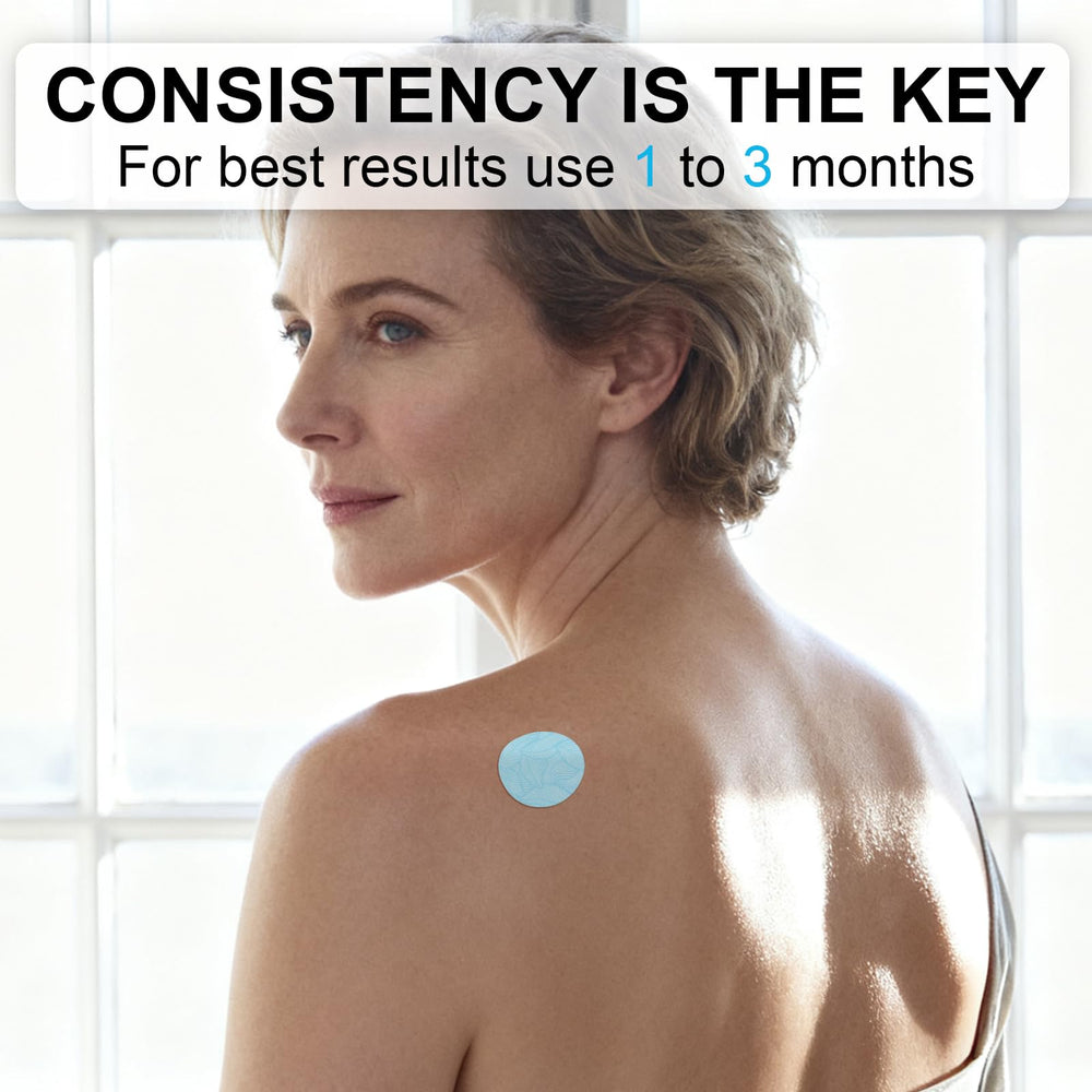 Fulkelp NAD Patch close-up shows compact, portable wellness solution