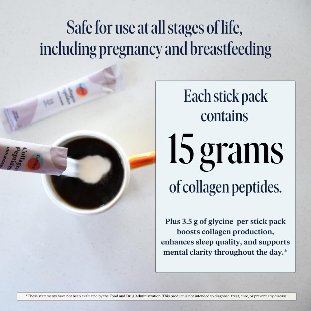 FullWell 15g serving collagen per pack for simple daily supplementation