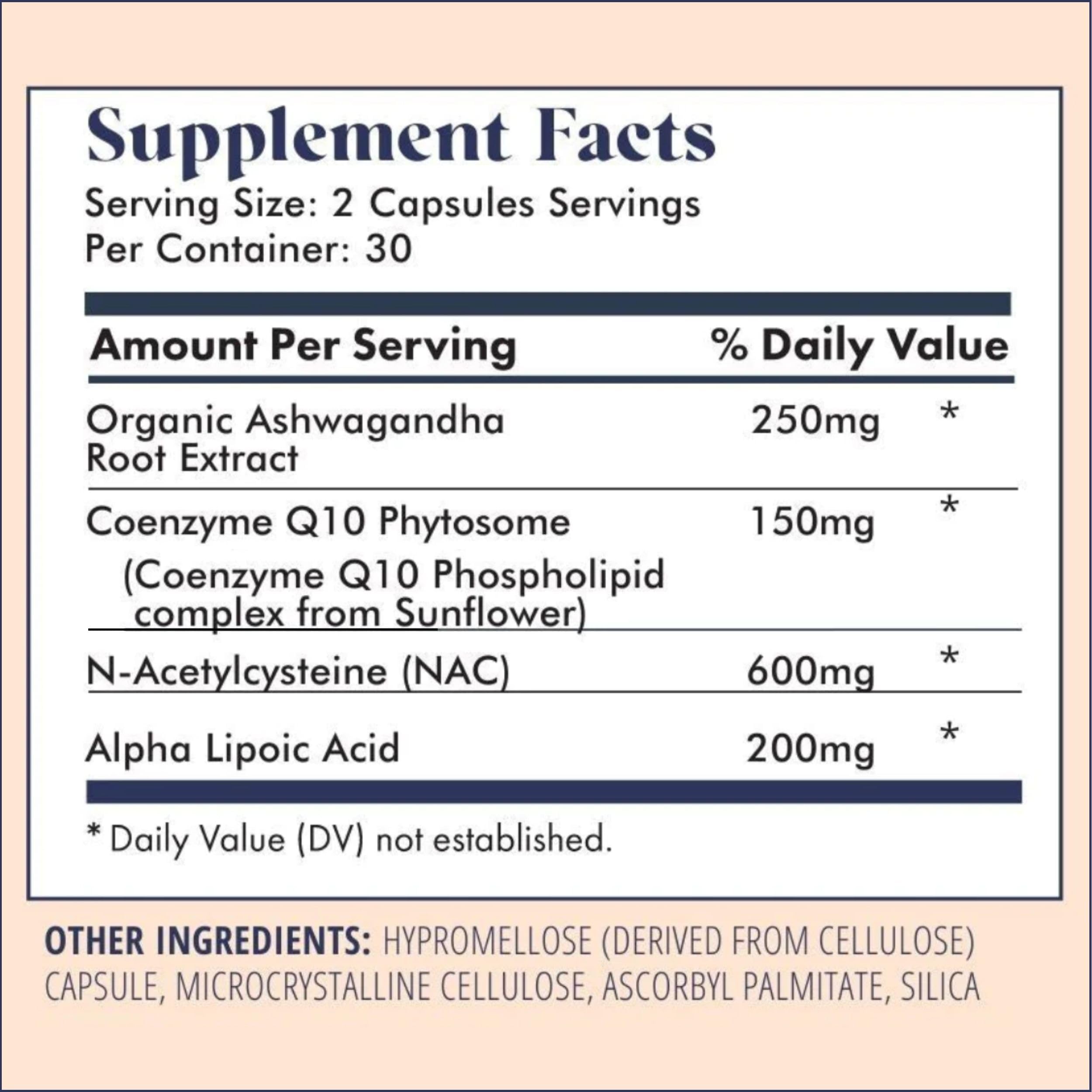 FullWell Fertility Booster bottle side view highlighting capsule size for easy daily use.