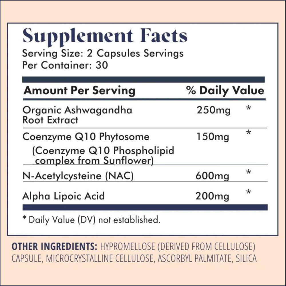 FullWell Fertility Booster bottle side view highlighting capsule size for easy daily use.
