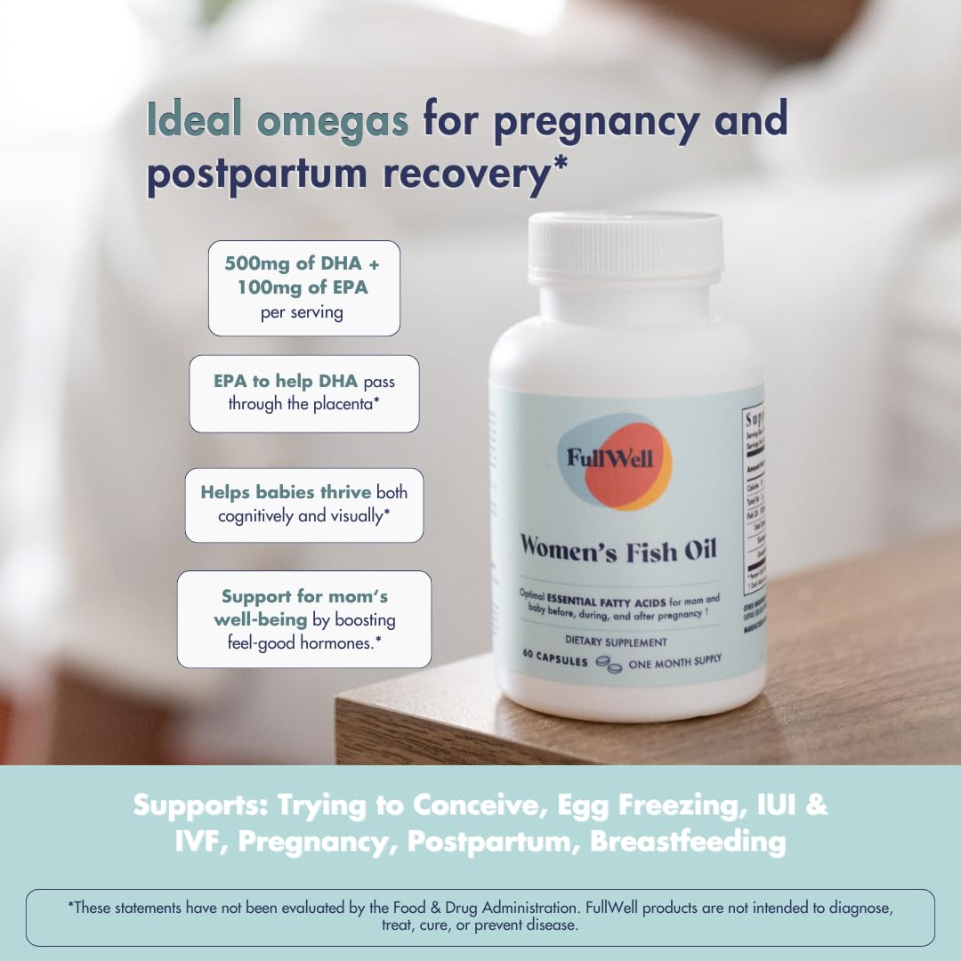 FullWell Fertility Trio label with third-party testing stamp