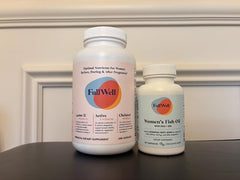 FullWell Prenatal Vitamin + DHA capsules ready for daily essential nourishment