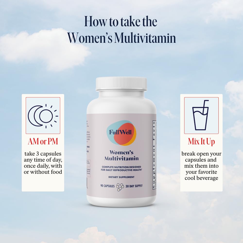 FullWell Nutrition label highlights 23 nutrients in bioavailable forms.