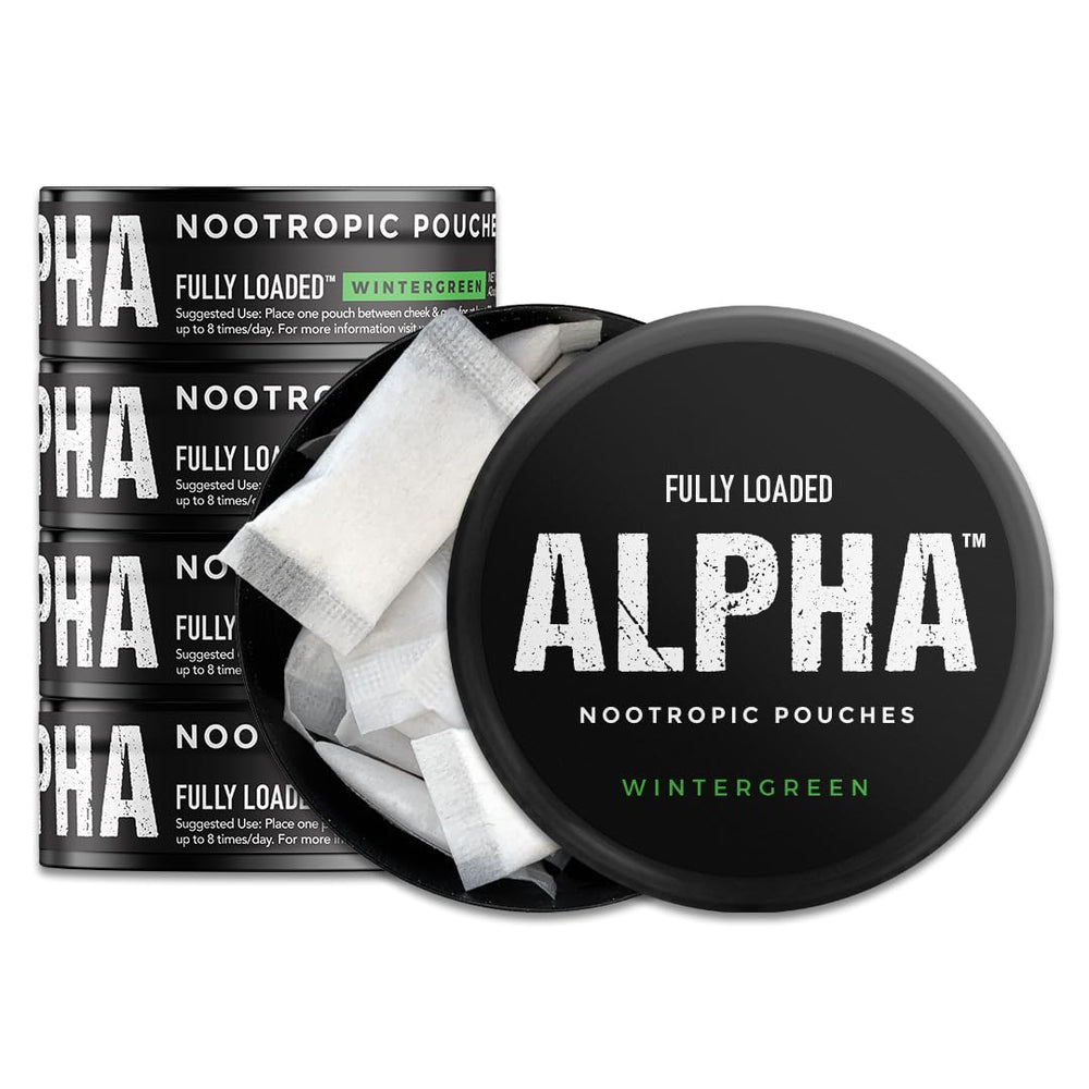 Fully Loaded Pouches Wintergreen packaging shows discreet nicotine pouch replacement