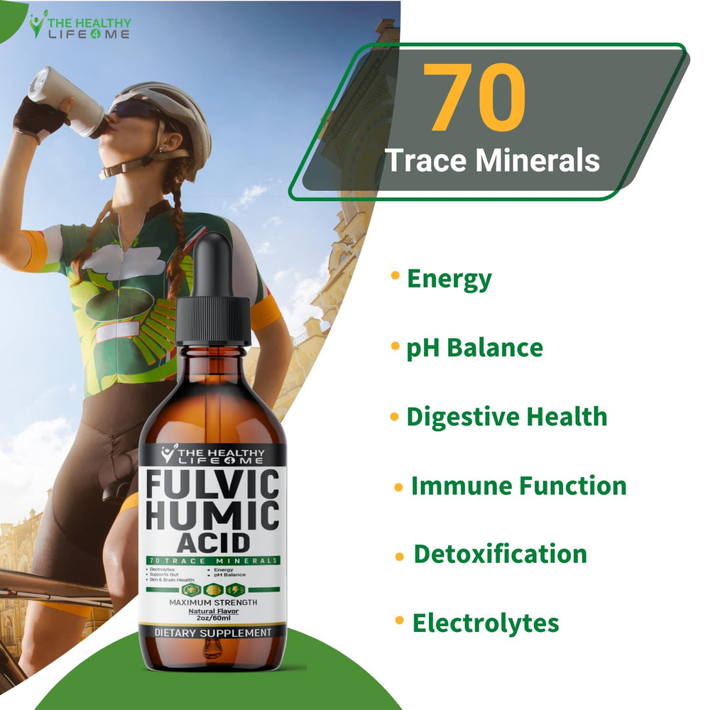 Fulvic Acid 72 energy support visual suggesting improved vitality and focus