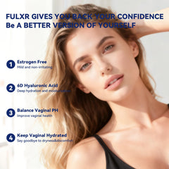FULXR Vaginal Moisturizer bottle with easy applicator for convenient use