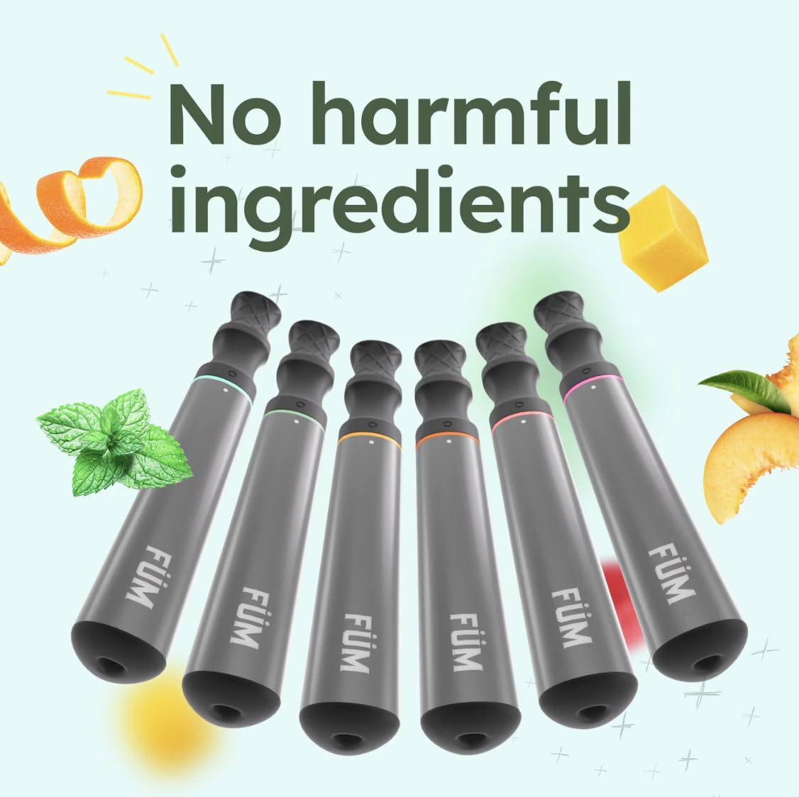 FÜM Zero fresh raspberry flavor for sensory refreshment.