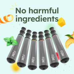 FÜM Zero fresh raspberry flavor for sensory refreshment.