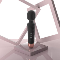 Funfly handheld massager front view shows compact design for quick relief