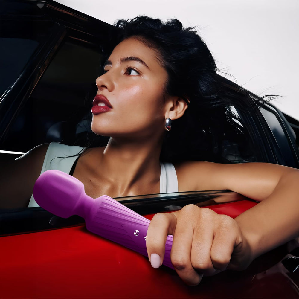 Funfly massager quiet operation close-up highlighting discreet use