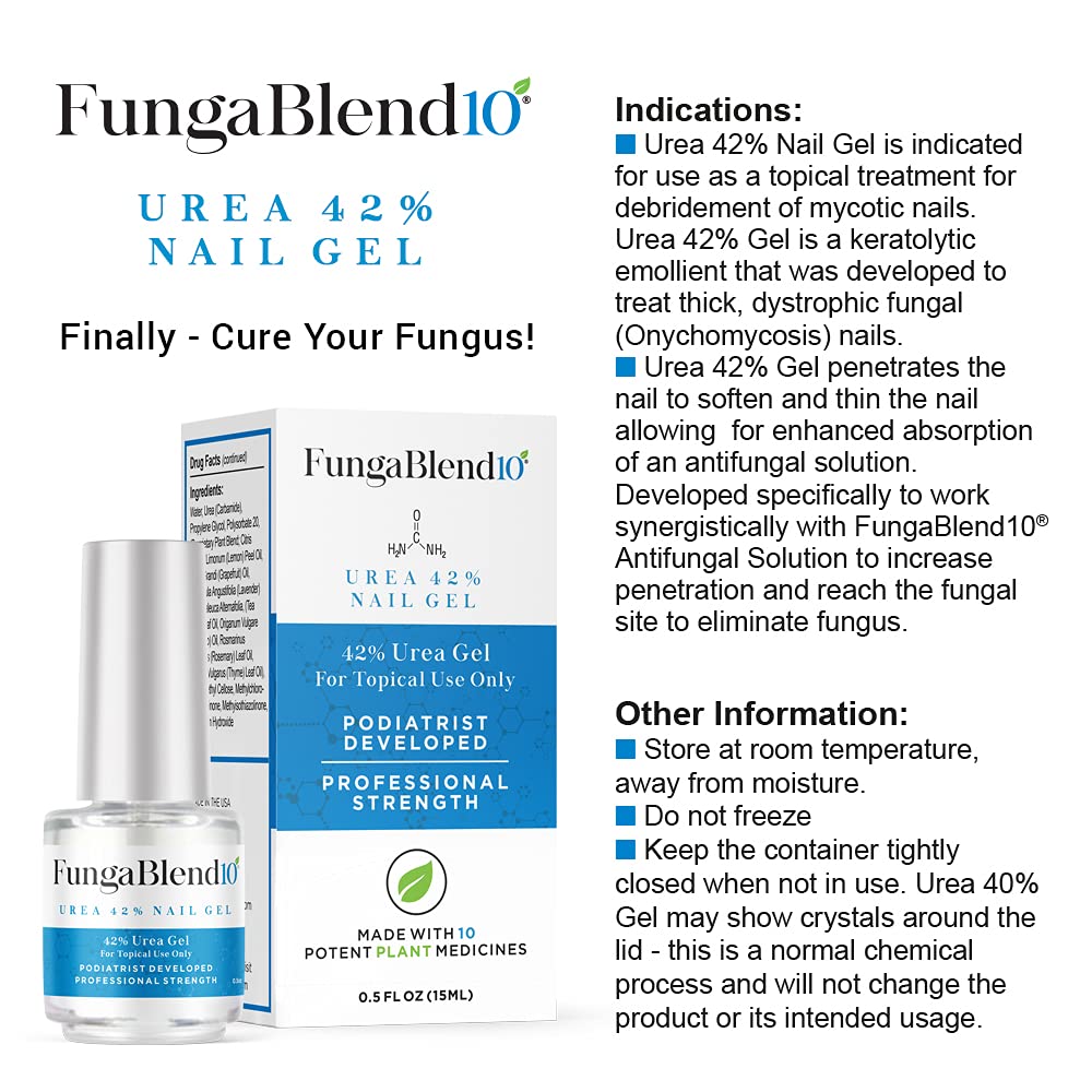 FungaBlend 10 Urea 42% fragrance-free formula avoids odor during use
