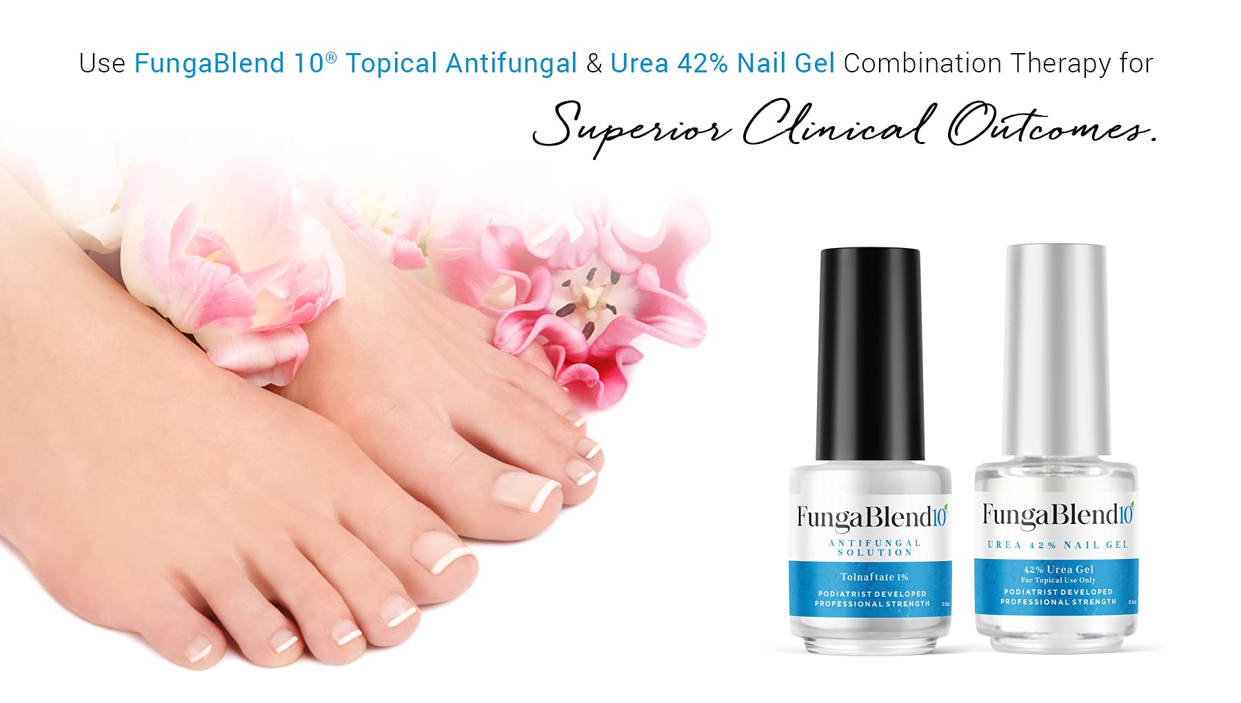 FungaBlend 10 Urea 42% compatible with Tolnaftate for combined care