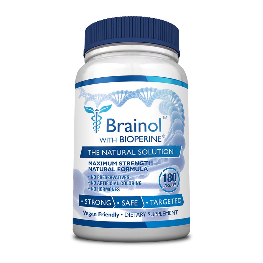 Fungavir Brainol bottle front view showing a vegan brain-boosting formula