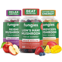 Fungies Lion's Mane bundle gummies bottle for focus and daily wellness.