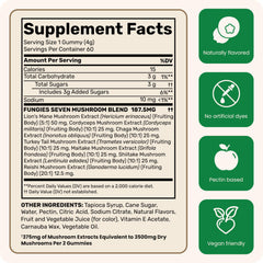 Fungies Multi Mushroom Gummies with reishi for calm energy and immune balance
