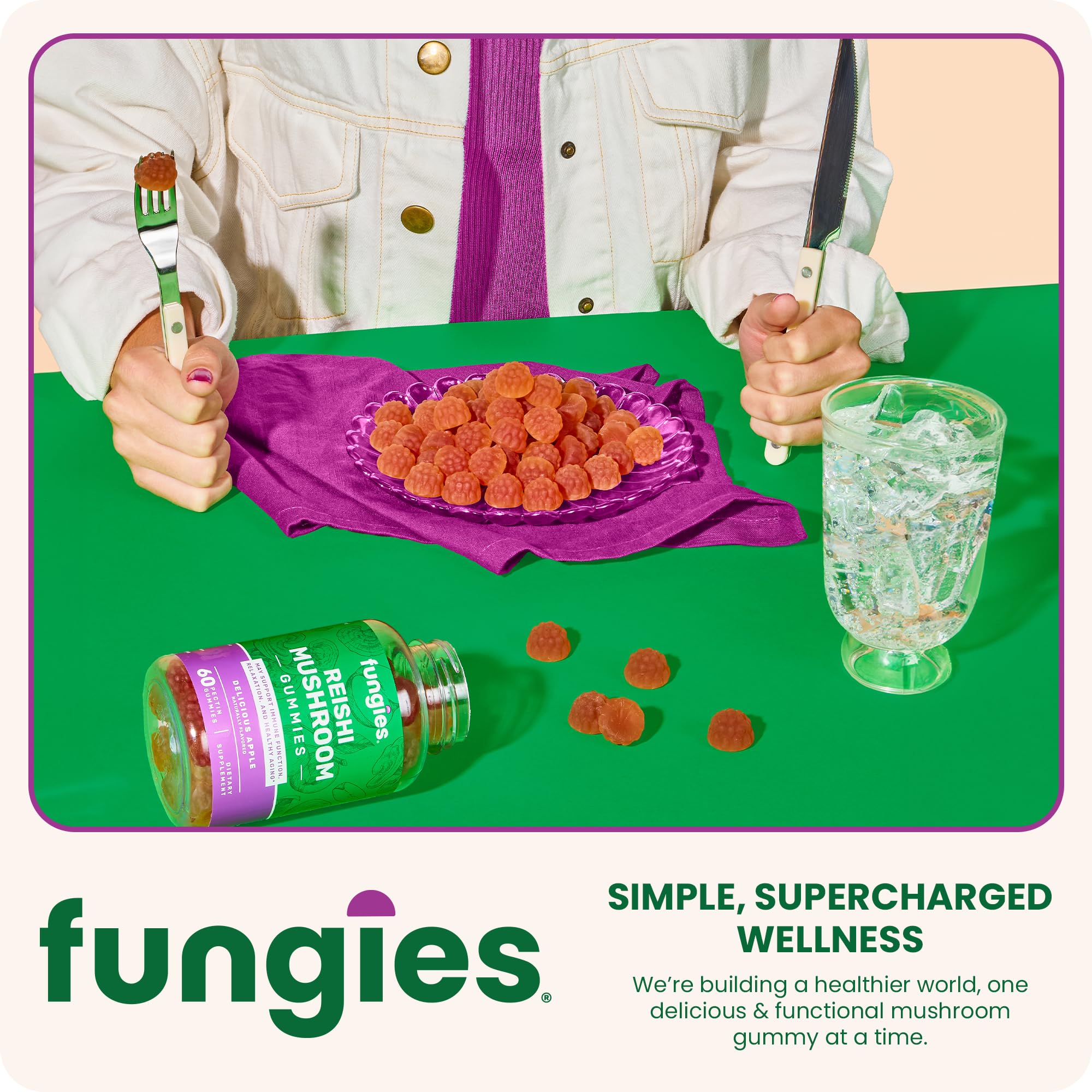 Fungies Reishi gummies family-use scene highlighting shared calm moments