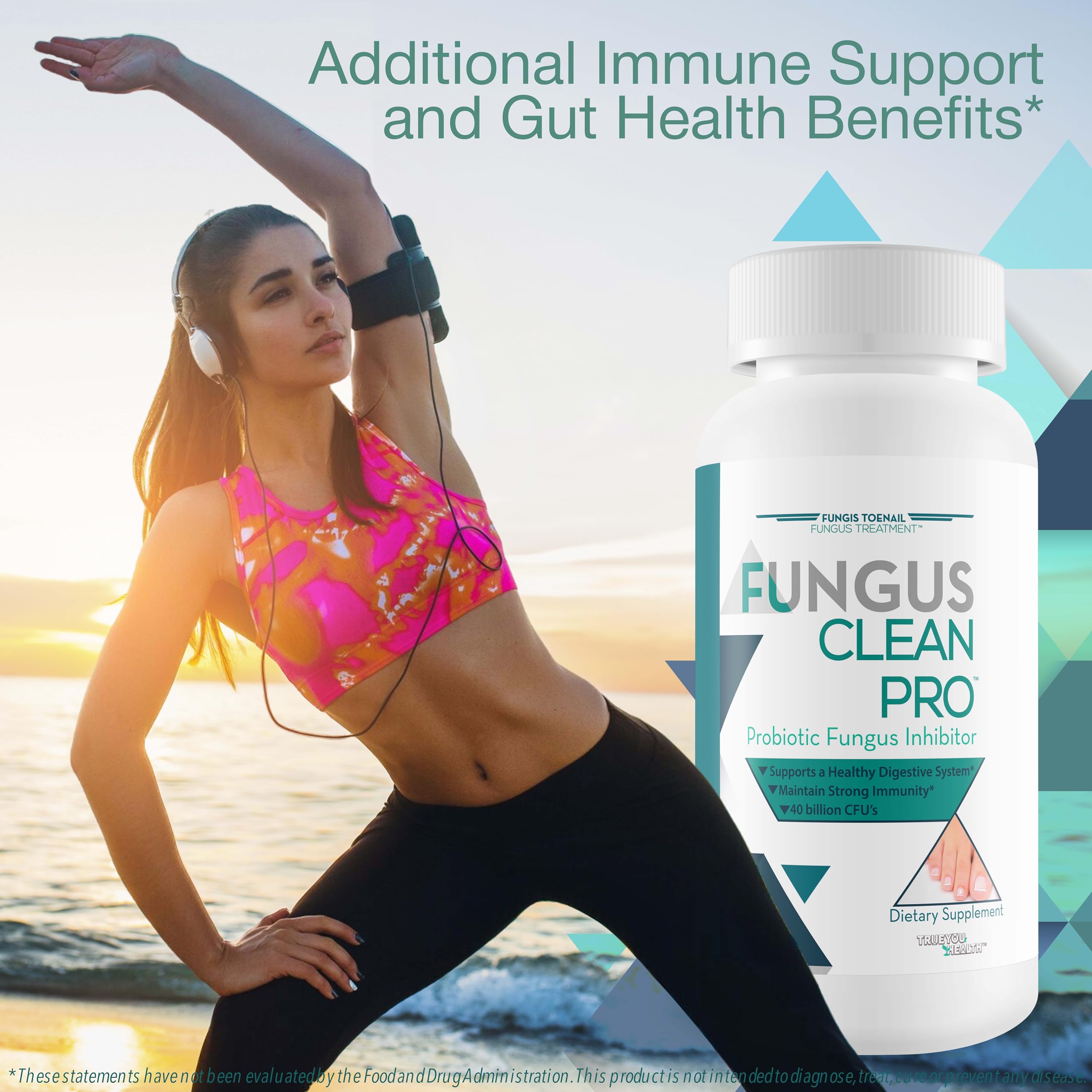Fungis packaging featuring prebiotics to boost effectiveness
