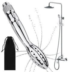FunMove shower-douche aluminum body detail highlighting durable anti-rust construction.