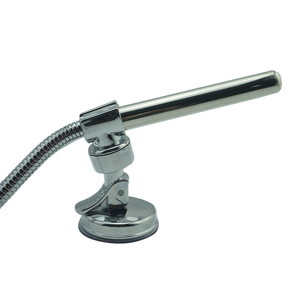 Funny Steel silicone attachment shows 10 inches total length for extended reach.