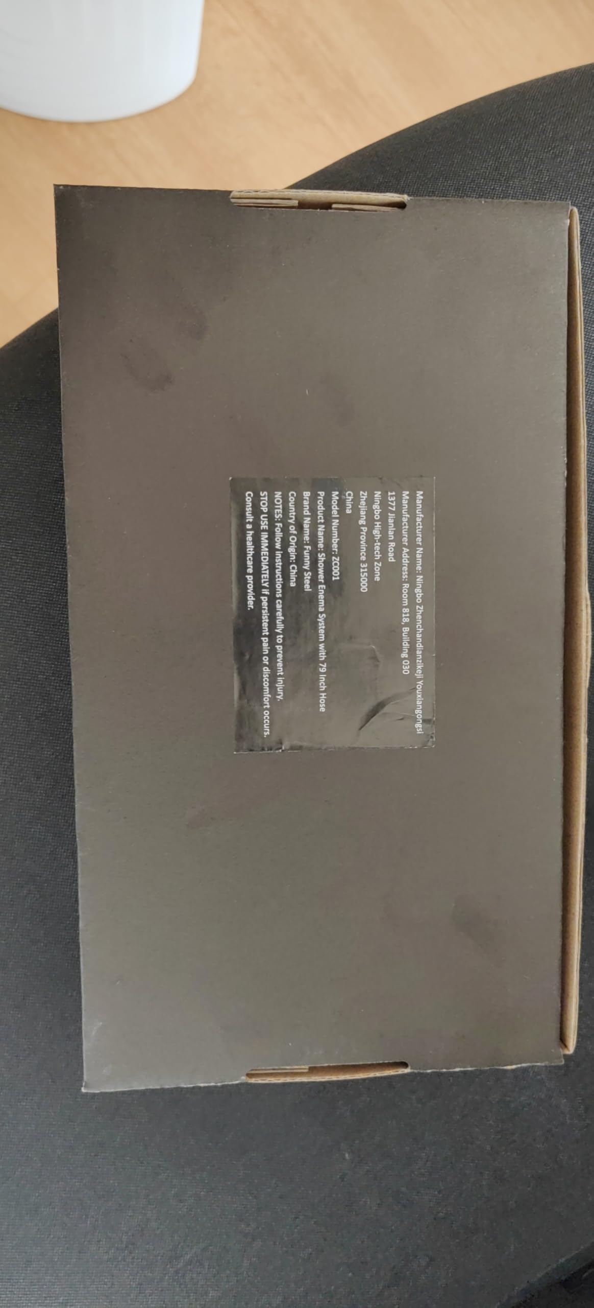 Funny Steel package includes base, O-rings, and hardware for secure setup.
