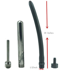 Funny Steel metal nozzles provide sturdy, smooth edges for comfortable cleansing.