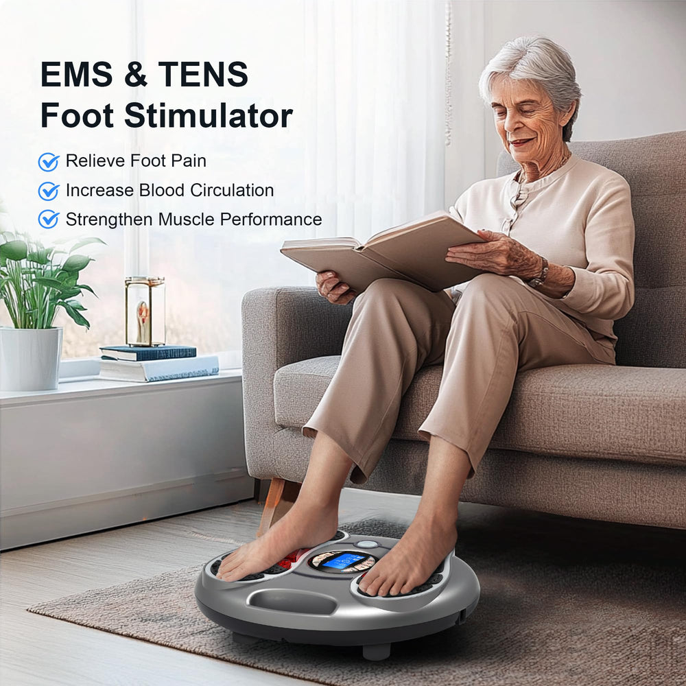 Funtyallife with 4-electrode pads delivers even foot stimulation