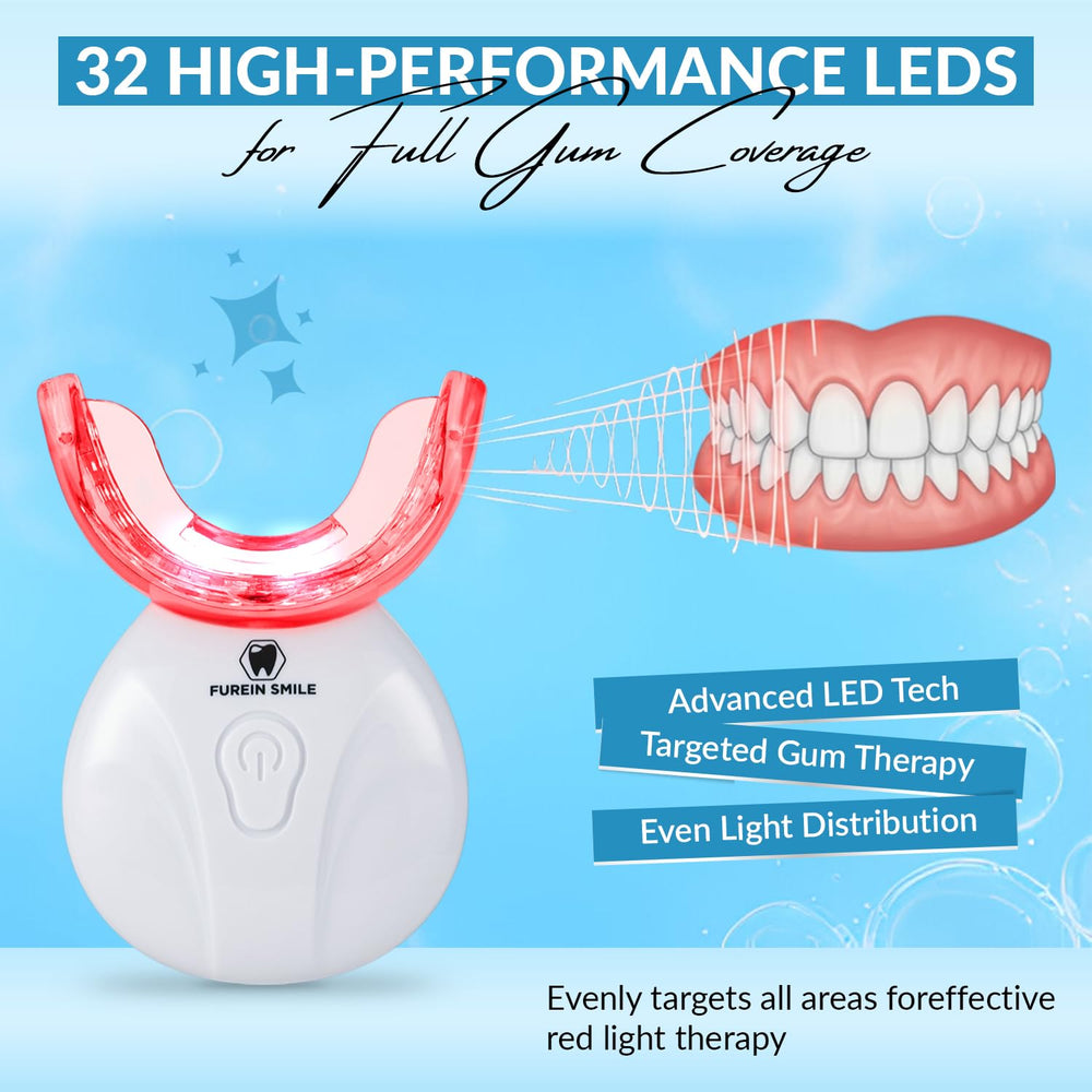 FUREIN SMILE compact device suits travel for ongoing gum care.