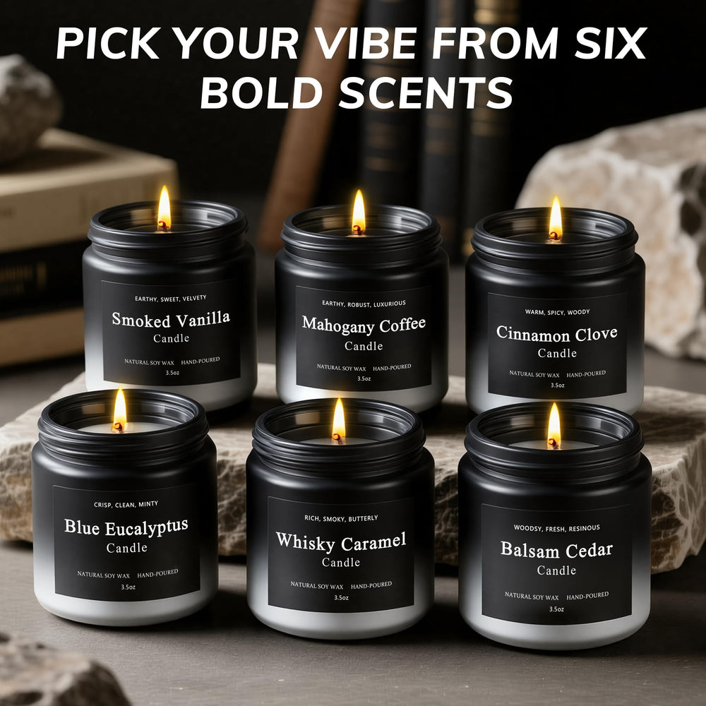 Furnizone mahogany coffee candle blends depth and comfort