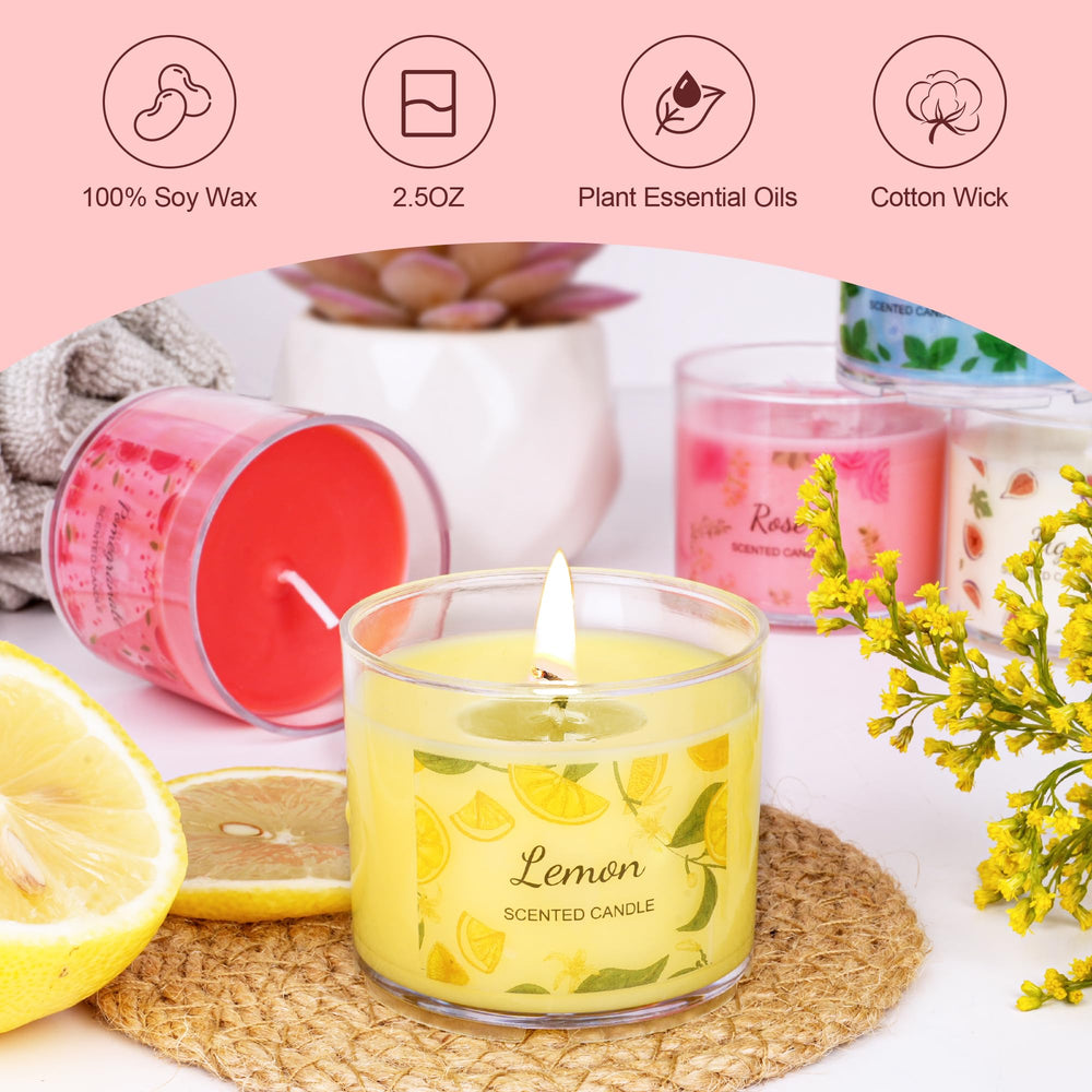 Long burn time up to 15-20 hours per candle.