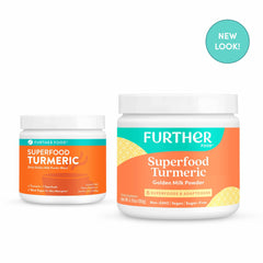 Further Food Golden Milk Cup shows turmeric blend for a soothing daily ritual