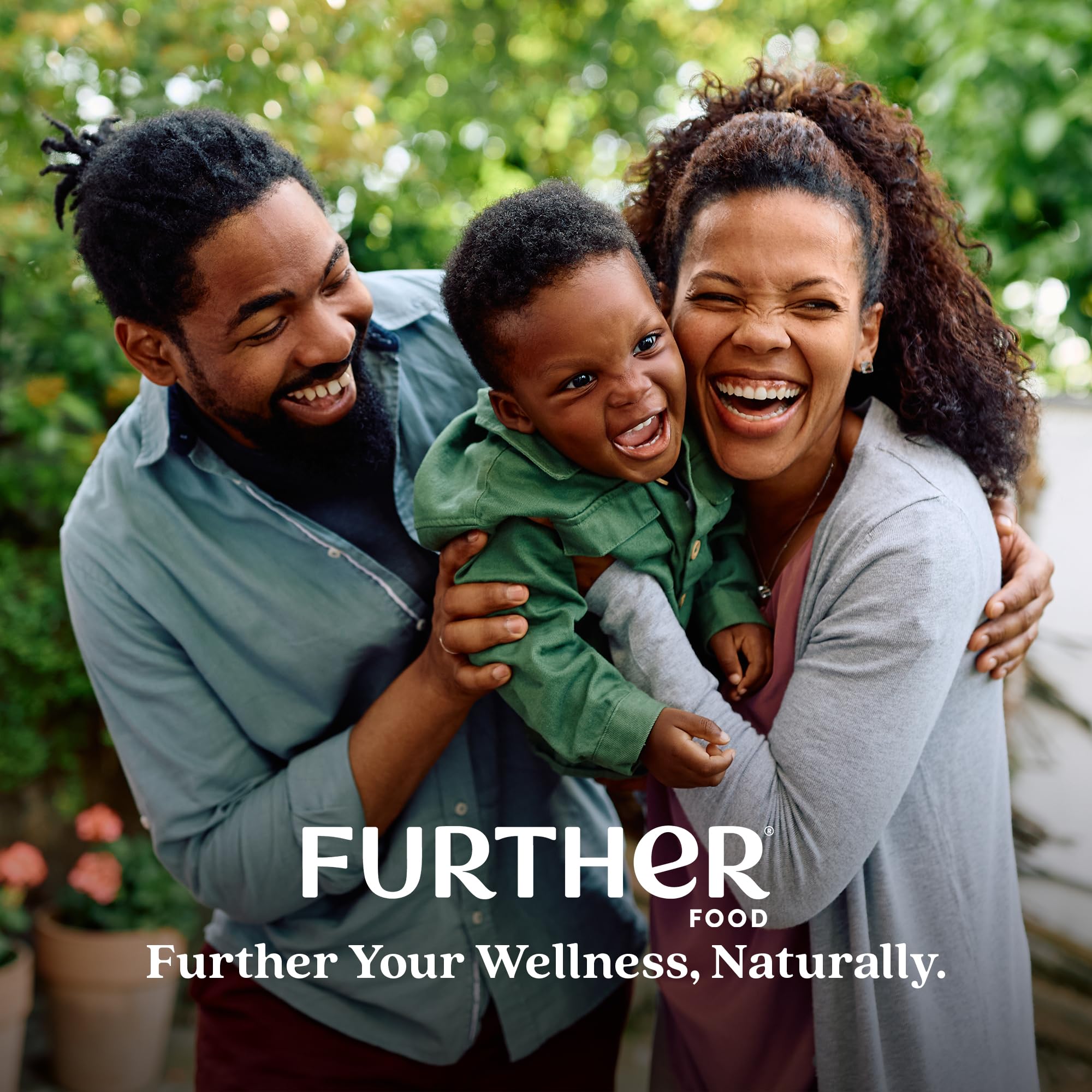 Further Food tub content graphic emphasizing sustainably sourced ingredients