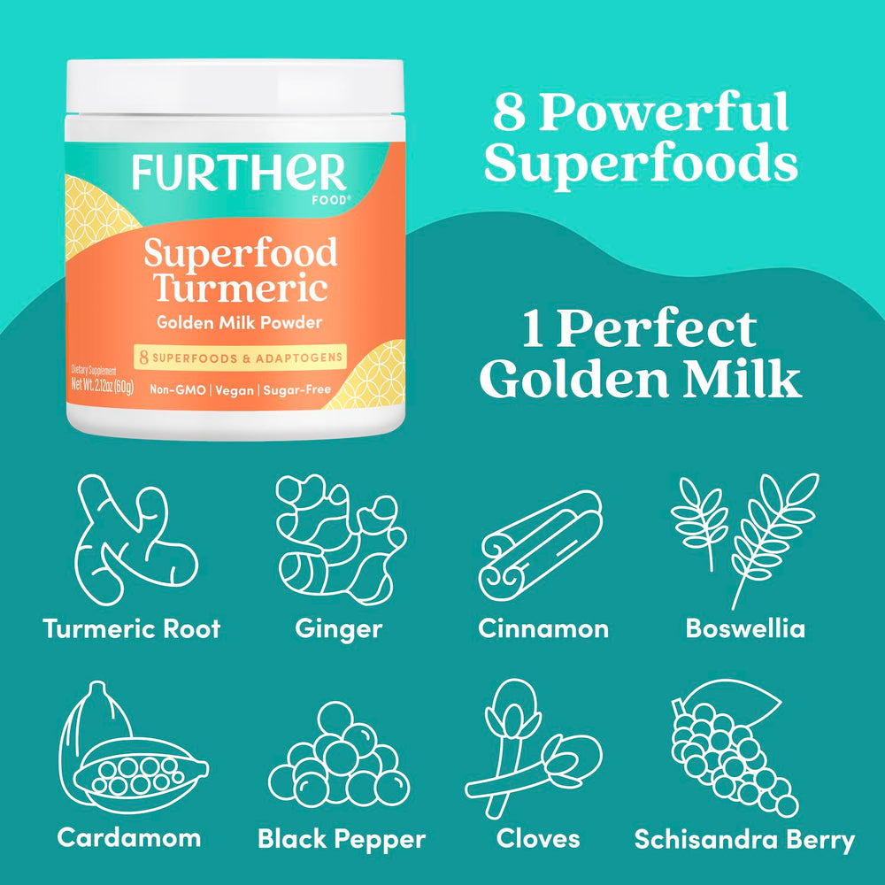 Further Food Spice Blend with ginger and cinnamon adds aromatic, comforting flavor