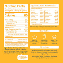 Further Food Tremella Mushroom image highlighting hydration benefits in the formula.