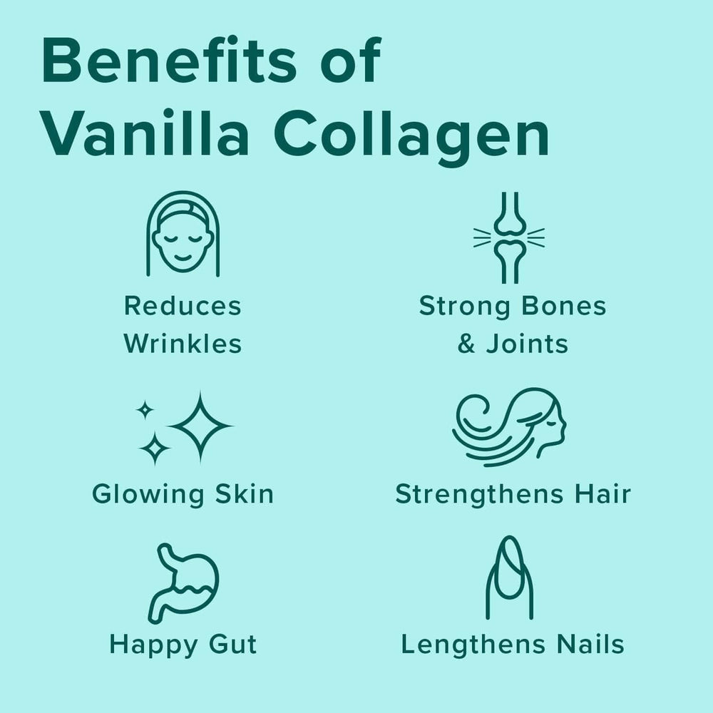 Further Food Vanilla Collagen Powder stirred into coffee for a vanilla boost.