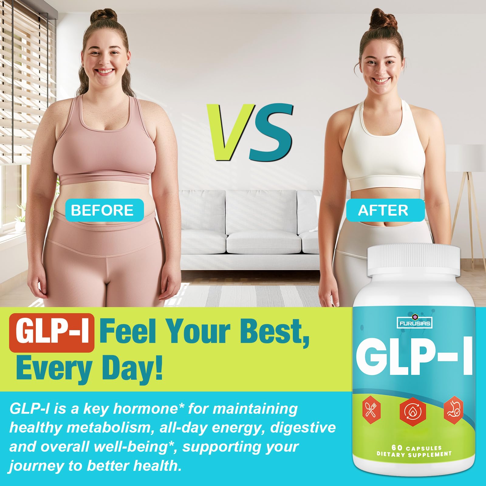 Furusias GLP-l hops ingredient detail emphasizing plant-based support