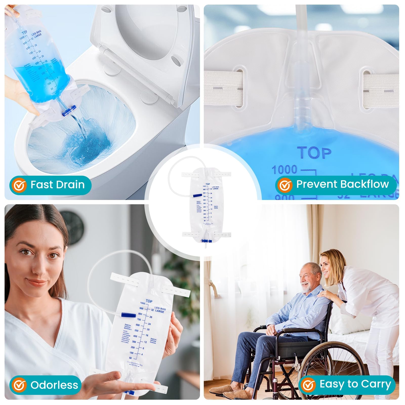 FURWEY ergonomic leg strap fit adapts to different leg sizes.
