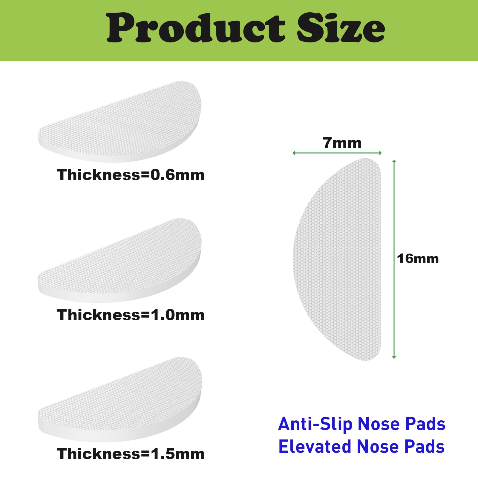 Fusanwin 3M adhesive nose pads stay in place during daily activities.