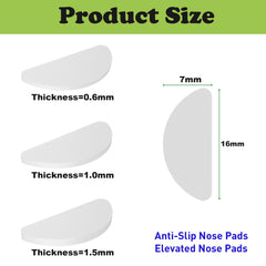 Fusanwin 3M adhesive nose pads stay in place during daily activities.