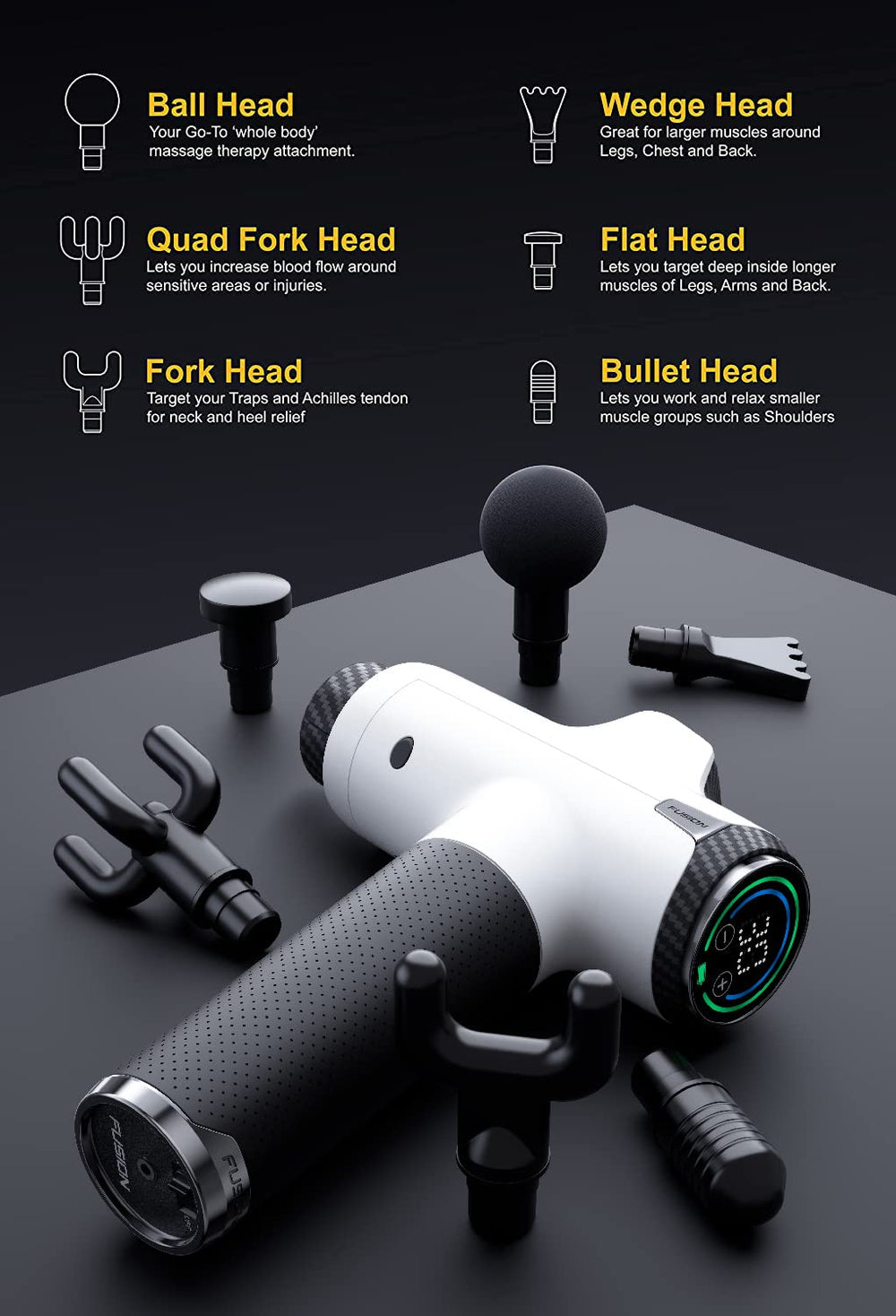 Fusion Black Pro ergonomic, lightweight design for smaller hands