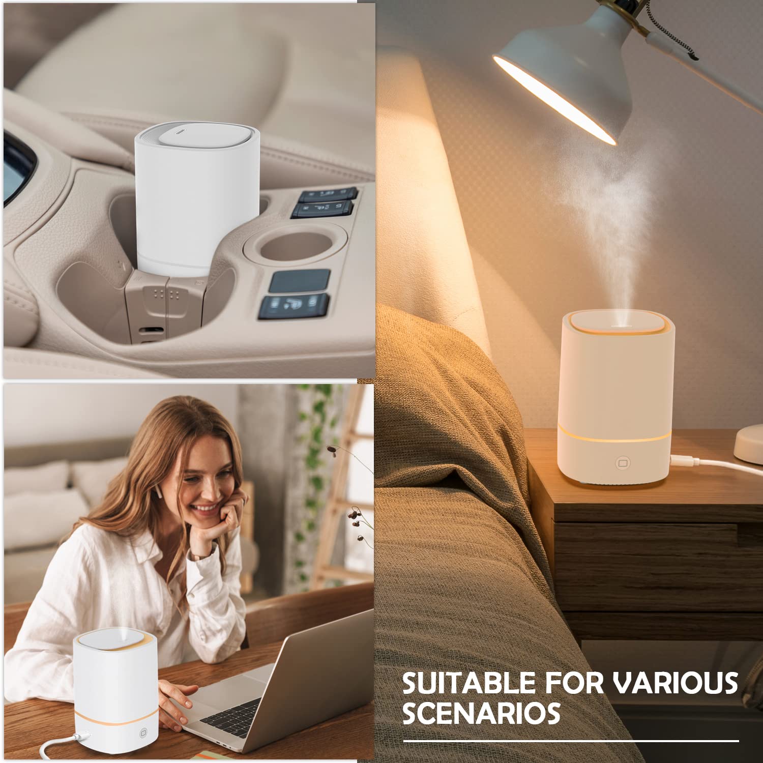 FUSMLI diffuser shows water-fill line for proper refilling.