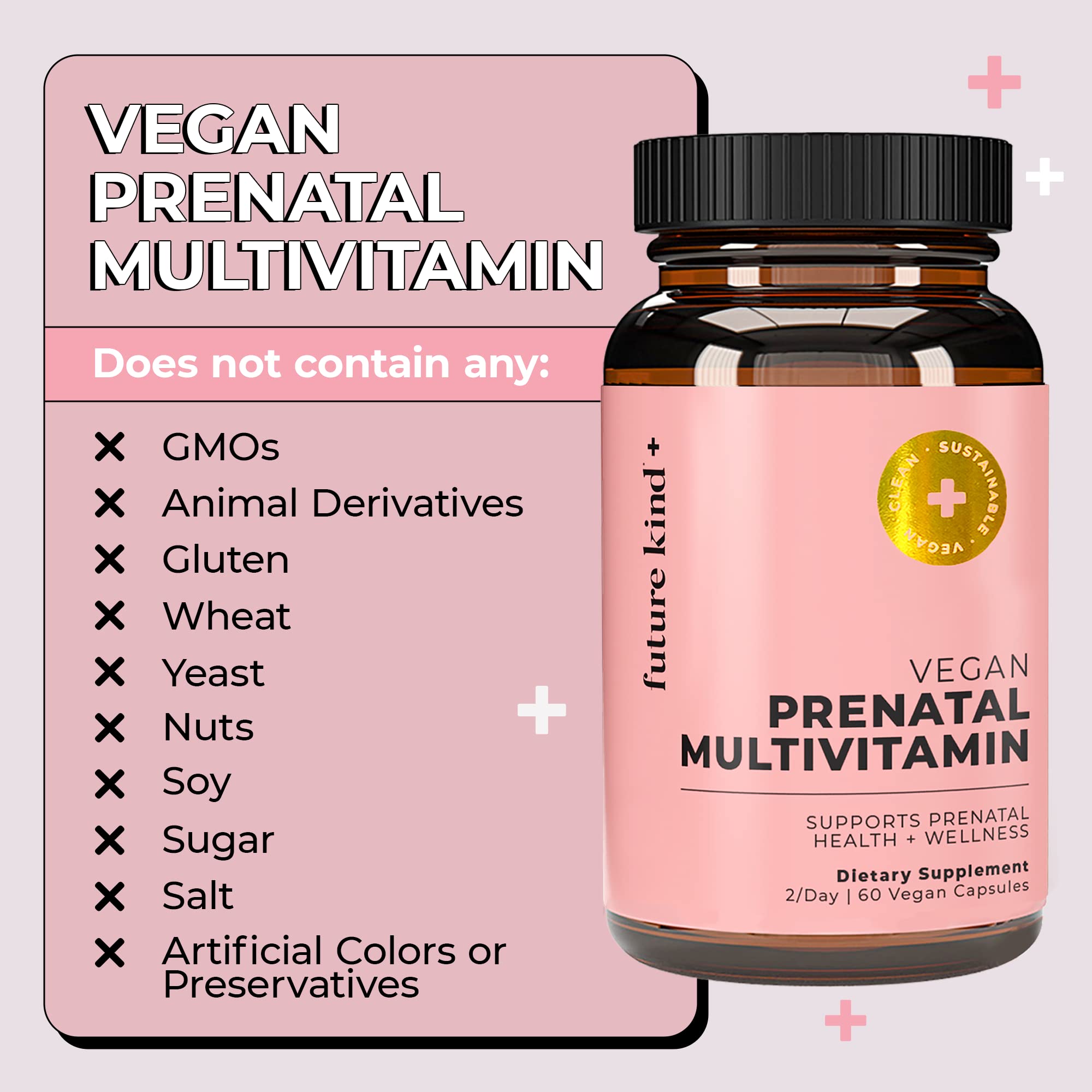 Future Kind DHA and folate support in a daily prenatal routine.