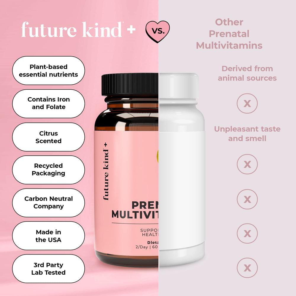 Future Kind packaging demonstrates carbon-neutral and recycled material focus.