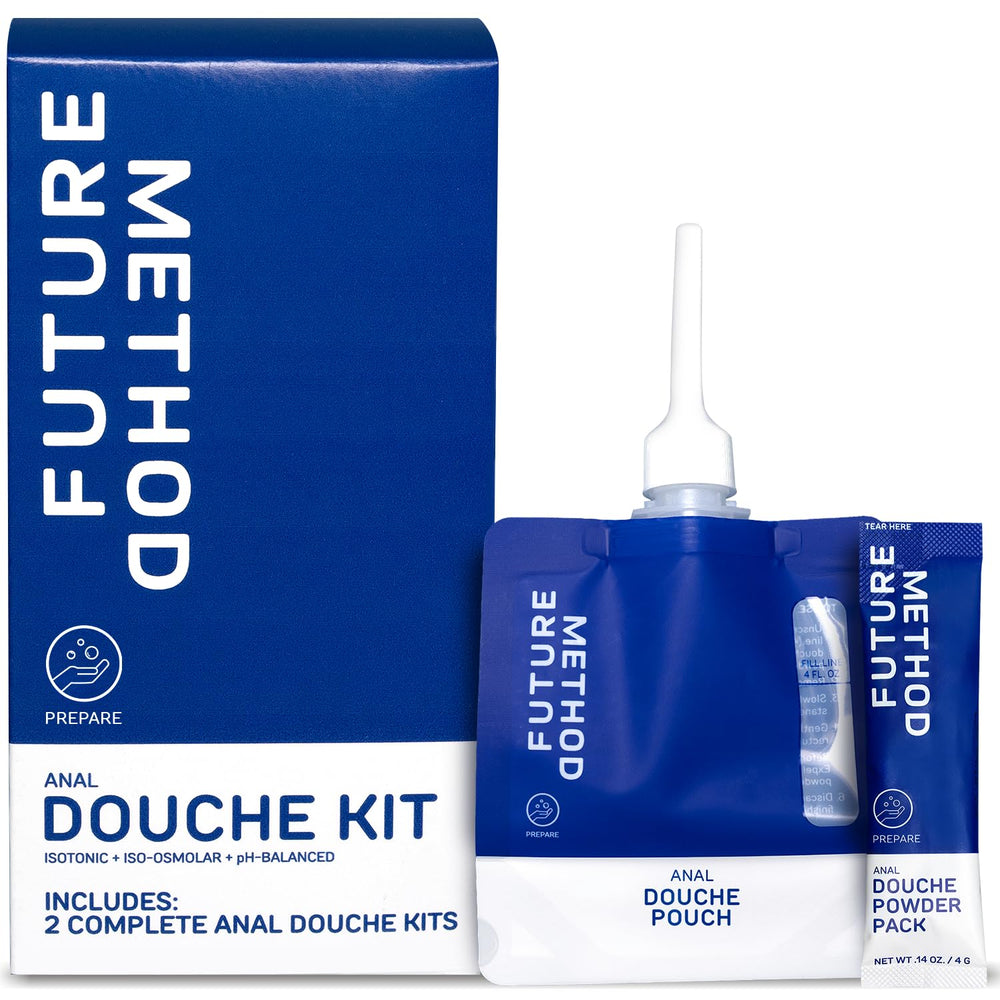 Future Method Anal Douche Kit cover for quick, confident prep before intimate play.