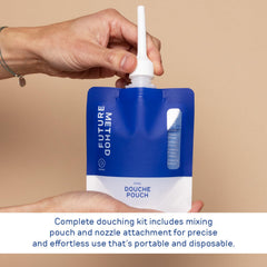 Future Method Anal Douche nozzle attachment enables precise, mess-free application.