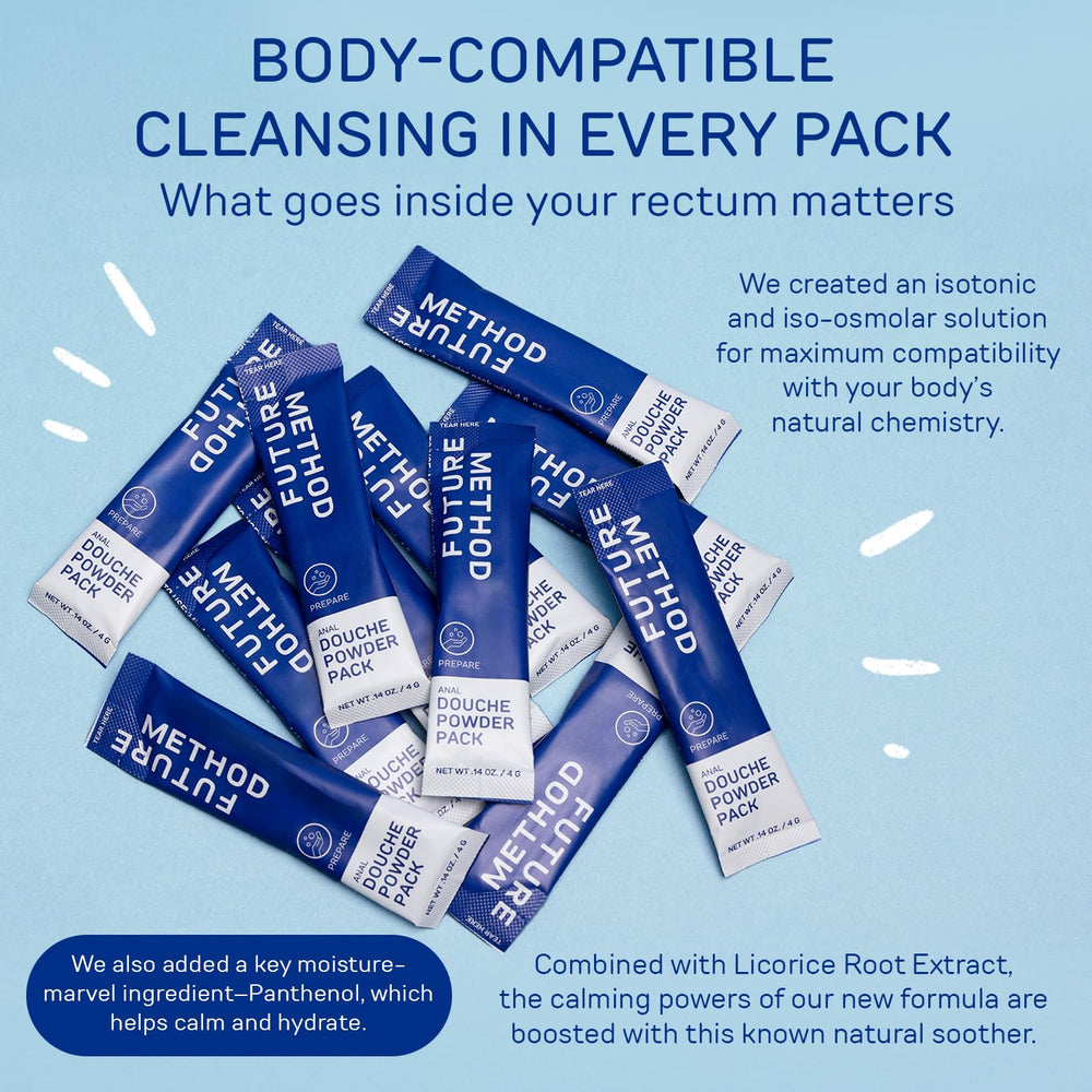 Future Method on-the-go packs ideal for wallets or dopp kits.