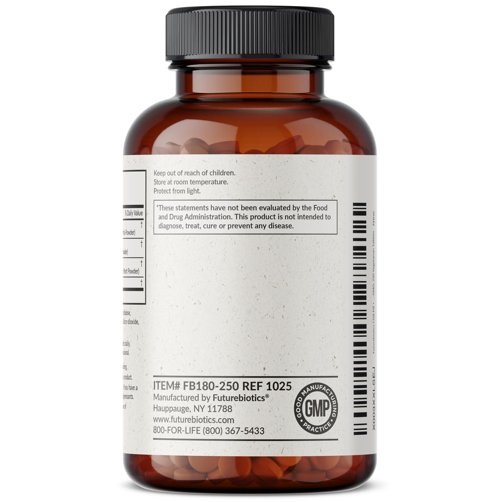 St. John’s Wort panel on the Chill Pill label indicating herbal balance.