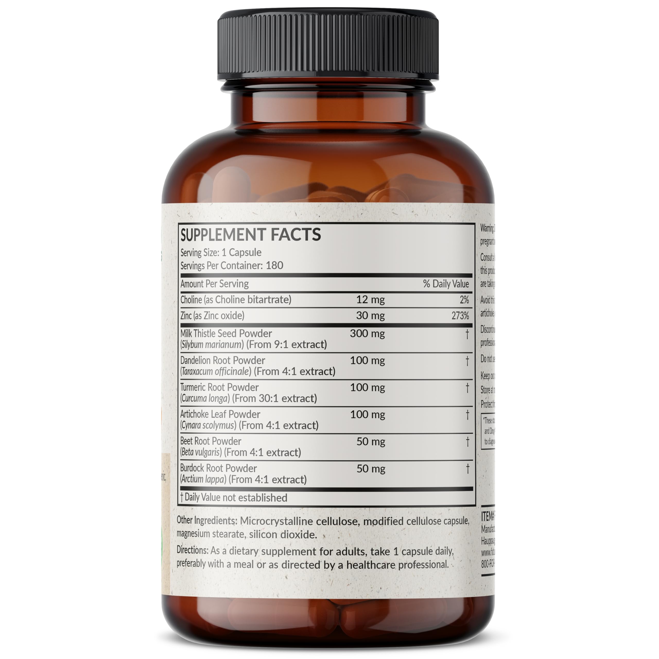 Futurebiotics Liver Detox capsules in vegan formula for plant-based detox support