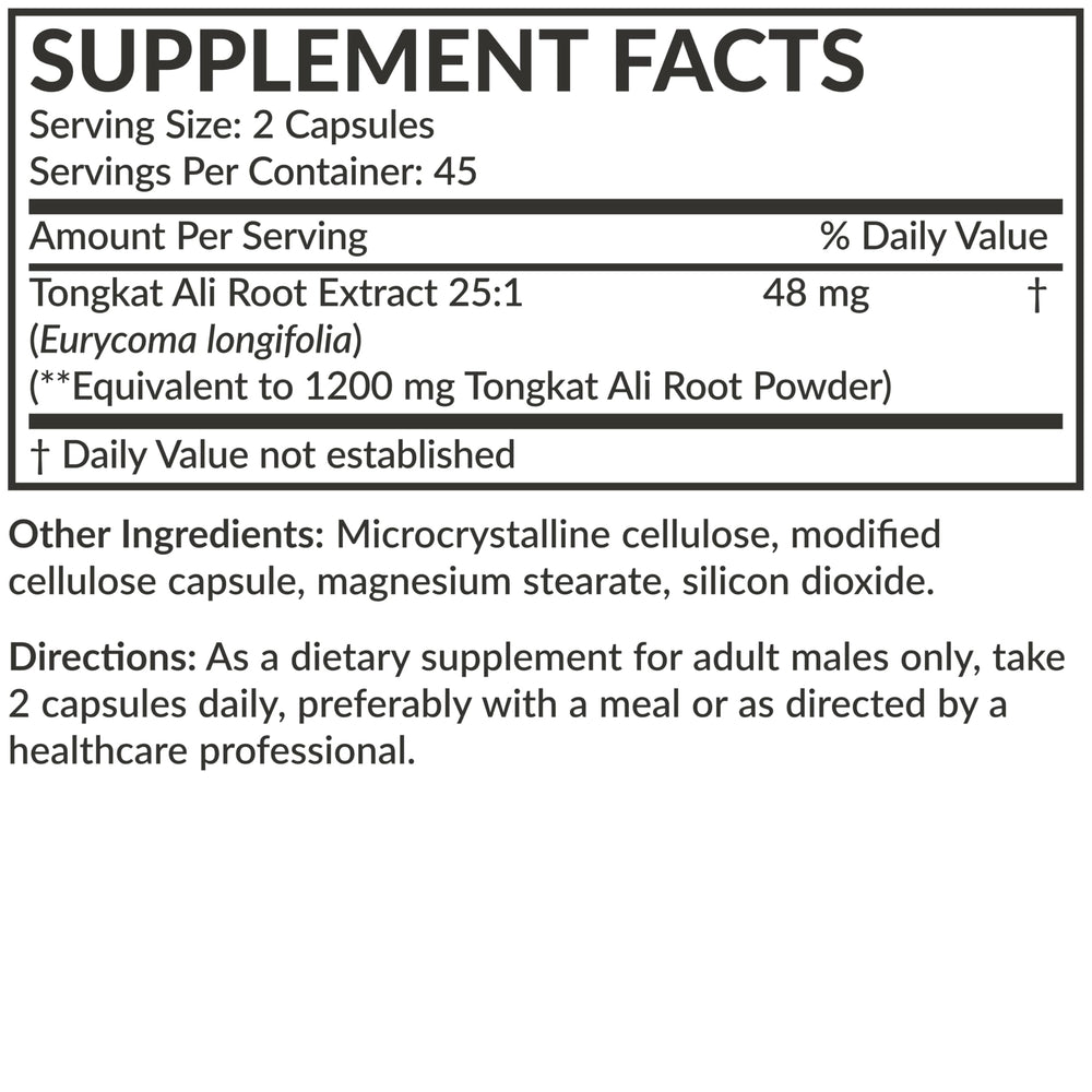 Futurebiotics Longjack Tongkat Ali sin OMG, opción no transgénica